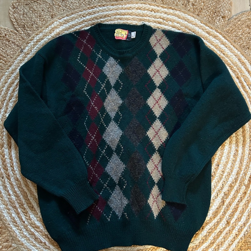 Vintage Burberry 100% wool sweater